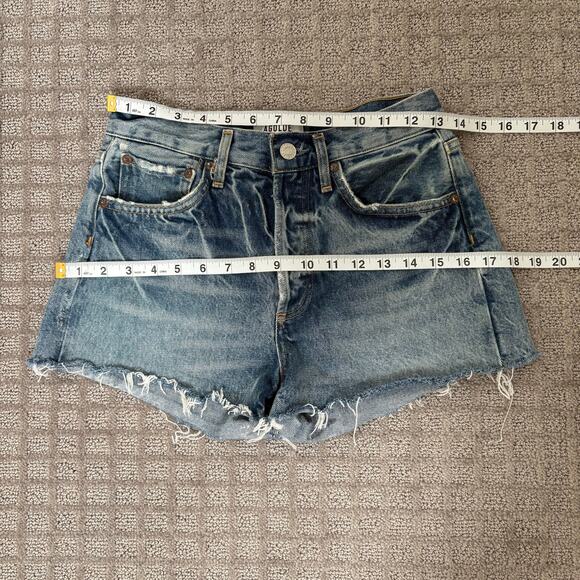 Agolde Parker Parker Vintage Cutoff organic denim in Mid Medium Wash Size 24 - Picture 4 of 7